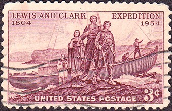 Lewis _and _Clark _1954_Issue -3c